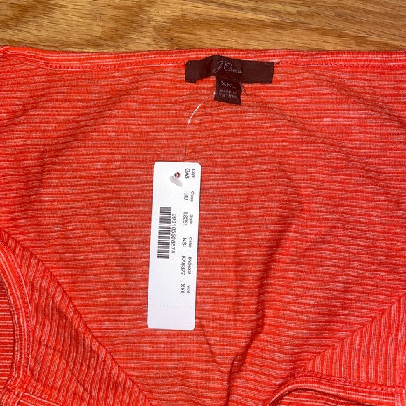 J crew split neck T-shirt - Picture 4 of 5